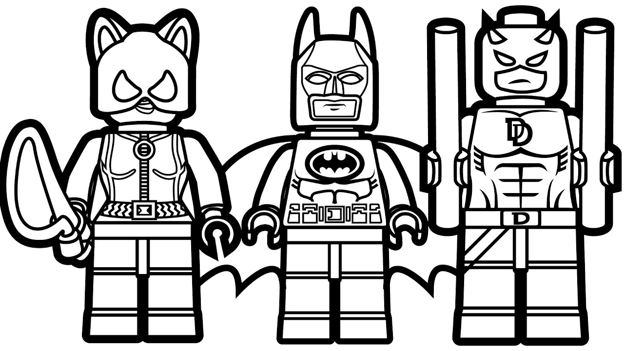 Lego Batman kolorowanki